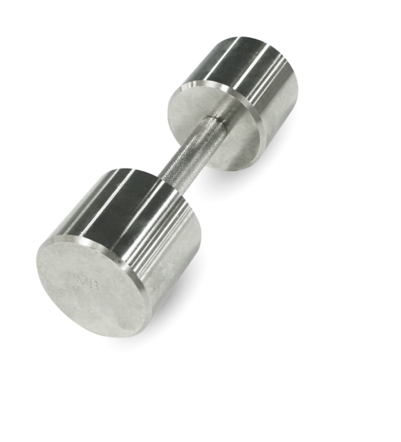 Гантель хромированная MB Barbell MB-FitM-9 (9 кг) Гантель хромированная MB Barbell MB-FitM-9 (9 кг)
