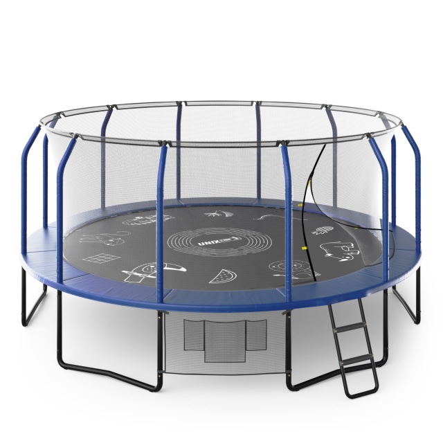 Батут Unix line SUPREME GAME 16 ft (blue)