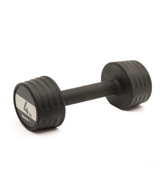 Гантели обрезиненные REEBOK RSWT-16054 Dumbbell, 2х4 кг, чёрный Гантели обрезиненные REEBOK RSWT-16054 Dumbbell, 2х4 кг, чёрный