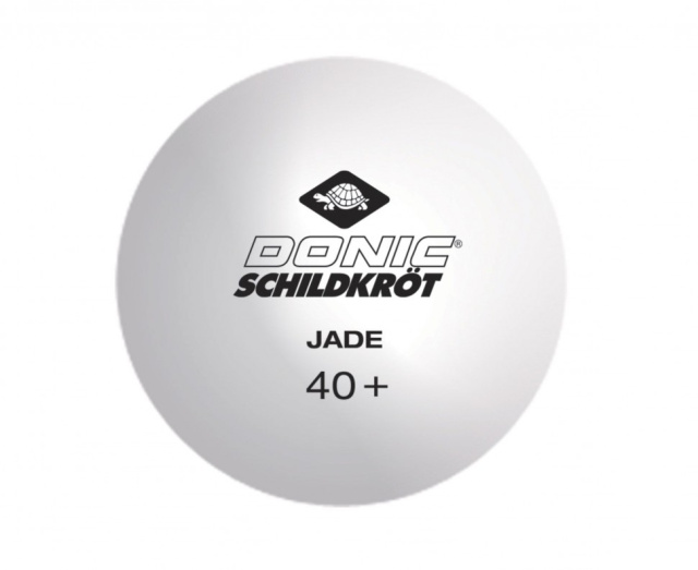 Мячики для н/тенниса DONIC JADE 40+, 6 штук, белый Мячики для н/тенниса DONIC JADE 40+, 6 штук, белый