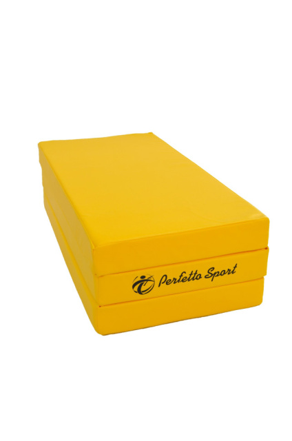 Мат PERFETTO SPORT № 4 (100 х 150 х 10), складной, жёлтый