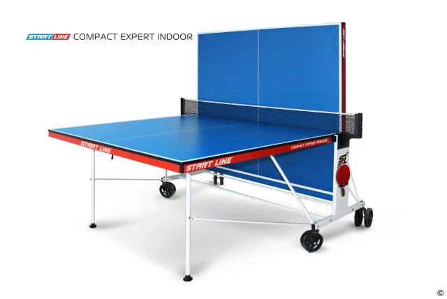Теннисный стол START LINE COMPACT EXPERT OUTDOOR  BLUE 6044-3 Теннисный стол START LINE COMPACT EXPERT OUTDOOR  BLUE 6044-3