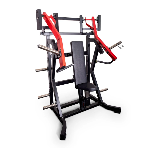 Наклонный грудной жим на свободных весах Protrain PP101 (черно-красный)