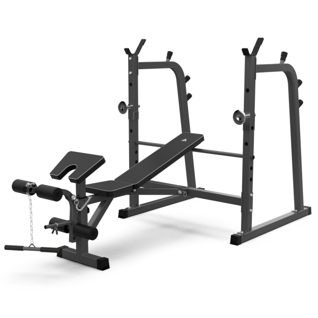 Скамья со стойками под штангу DFC D709 Скамья со стойками под штангу DFC D709