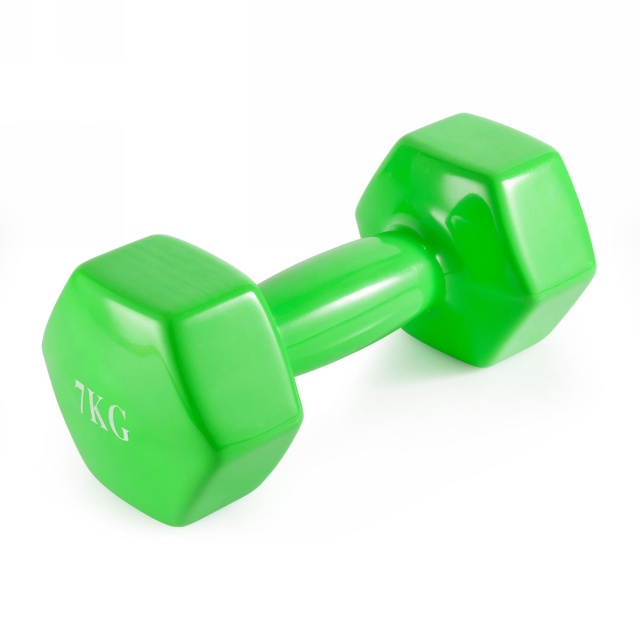 Гантель неразборная 7 кг. винил VictoryFit VF-DV070 Гантель неразборная 7 кг. винил VictoryFit VF-DV070