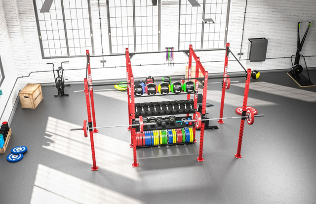 Многофункциональная силовая рама YOUSTEEL HARD ФР-4000 со стеллажем