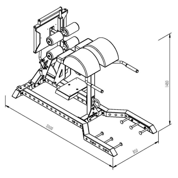 Скамья GHD SS-15-1