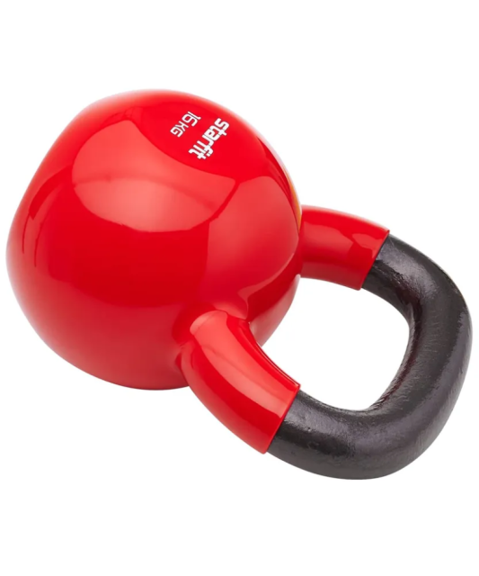 Гиря виниловая STARFIT DB-401 16 кг, красный Гиря виниловая STARFIT DB-401 16 кг, красный