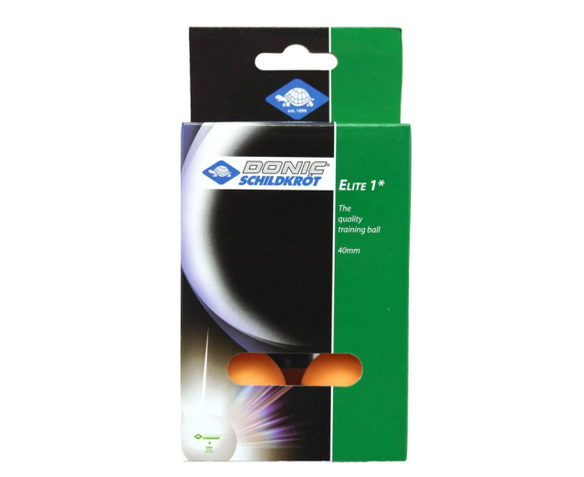 Мячики для н/тенниса DONIC ELITE 1* 40+ 6 штук, белый + оранжевый Мячики для н/тенниса DONIC ELITE 1* 40+ 6 штук, белый + оранжевый