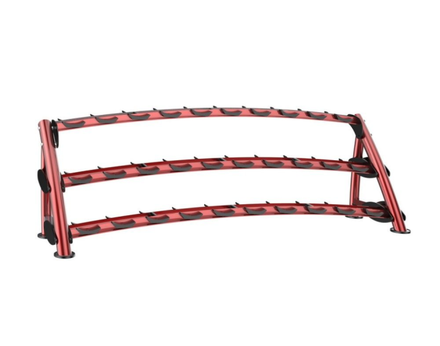 Стойка трехъярусная для хранения гантелей Gymmaster HST-7117 Стойка трехъярусная для хранения гантелей Gymmaster HST-7117