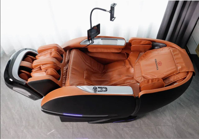 Массажное кресло Okinoya Shunkan Black Orange