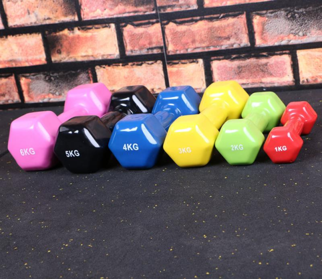 Гантель виниловая OKPRO OK1001A (2 кг)