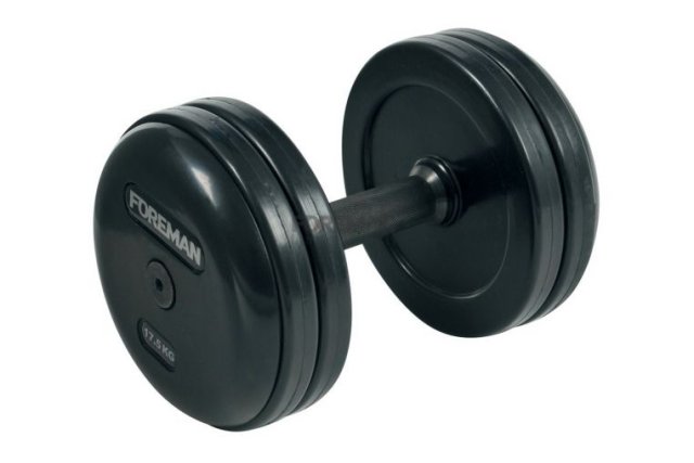 Гантели фиксир. обрезиненные в сборе FOREMAN, 22,5 кг Гантели фиксир. обрезиненные в сборе FOREMAN, 22,5 кг