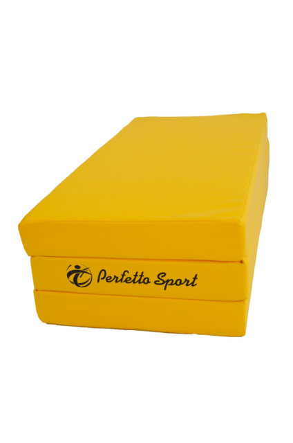 Мат PERFETTO SPORT № 4 (100 х 150 х 10), складной, жёлтый