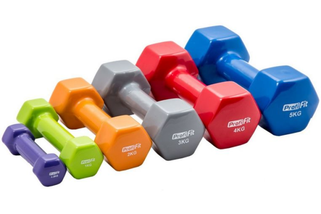 Гантель в виниловой оболочке PROFI-FIT, 2 кг Гантель в виниловой оболочке PROFI-FIT, 2 кг