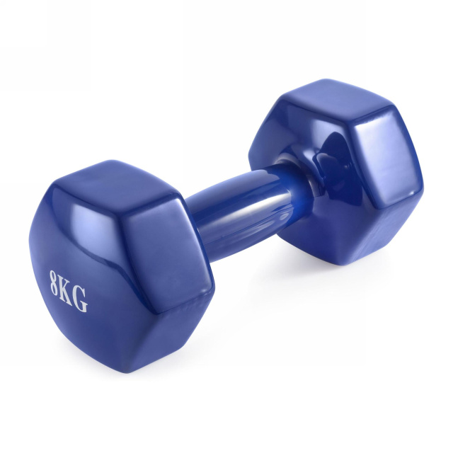 Гантель неразборная 8 кг. винил VictoryFit VF-DV080 Гантель неразборная 8 кг. винил VictoryFit VF-DV080