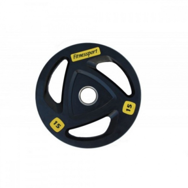 Диск олимпийский обрезиненный FitnesSport RCP17 (15кг)