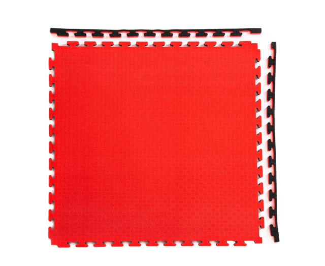 Будо-мат DFC ППЭ-2020 (1*1) черно-красный