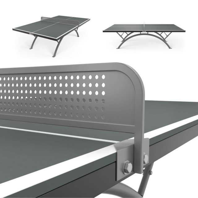 Антивандальный теннисный стол UNIX Line 14 mm SMC серый