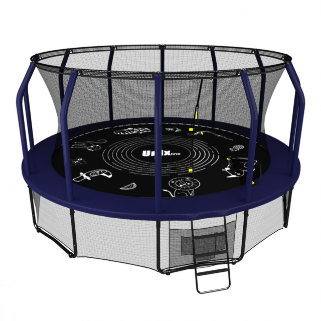 Батут Unix line SUPREME GAME 14 ft (blue)
