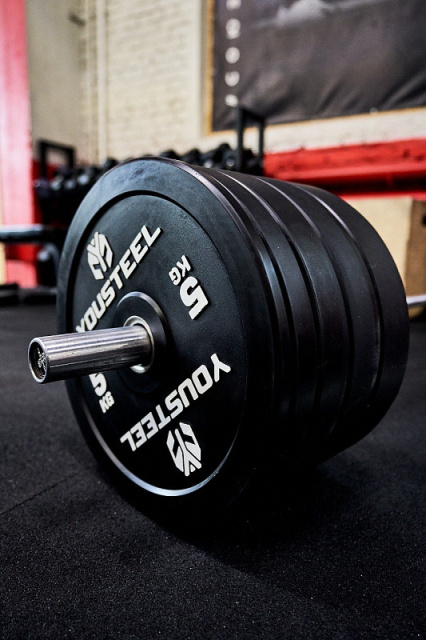 Диск EVO BUMPER PLATE, 10кг, чёрный