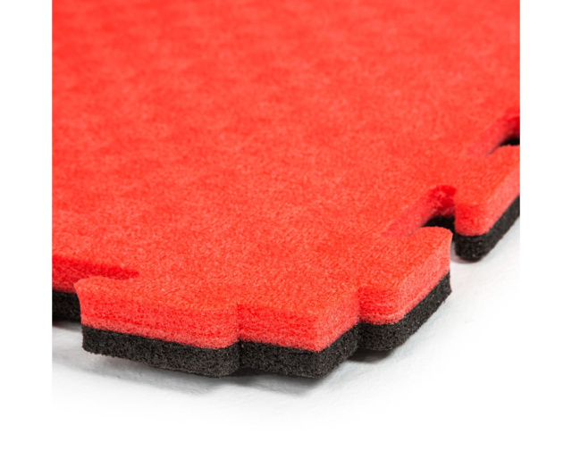 Будо-мат DFC ППЭ-2025 (1*1) черно-красный