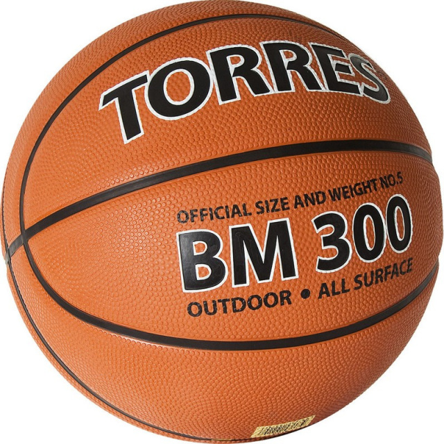Мяч баскетбольный TORRES BM 300 B02015