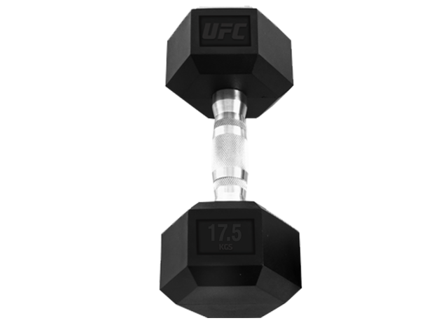 Гантель шестигранная UFC 17,5 кг Гантель шестигранная UFC 17,5 кг