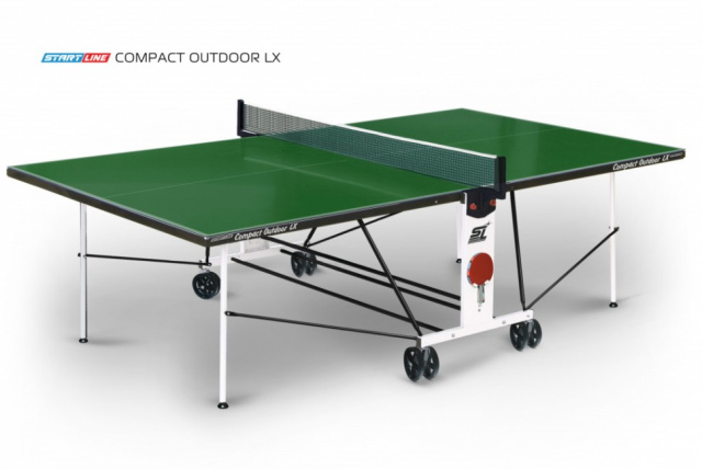 Теннисный стол Start line Compact Outdoor-2 LX (зеленый) Теннисный стол Start line Compact Outdoor-2 LX (зеленый)