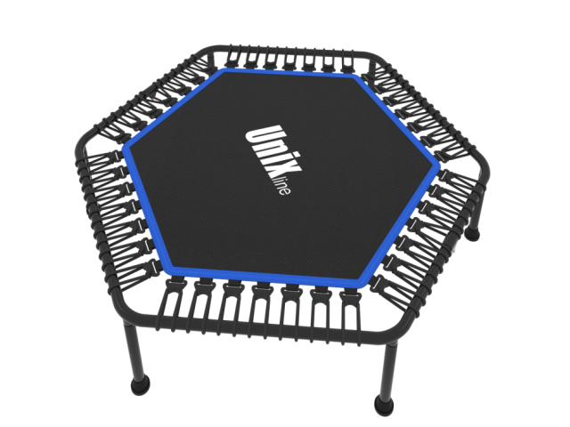 Батут UNIX Line FITNESS Lite Blue, 130 см