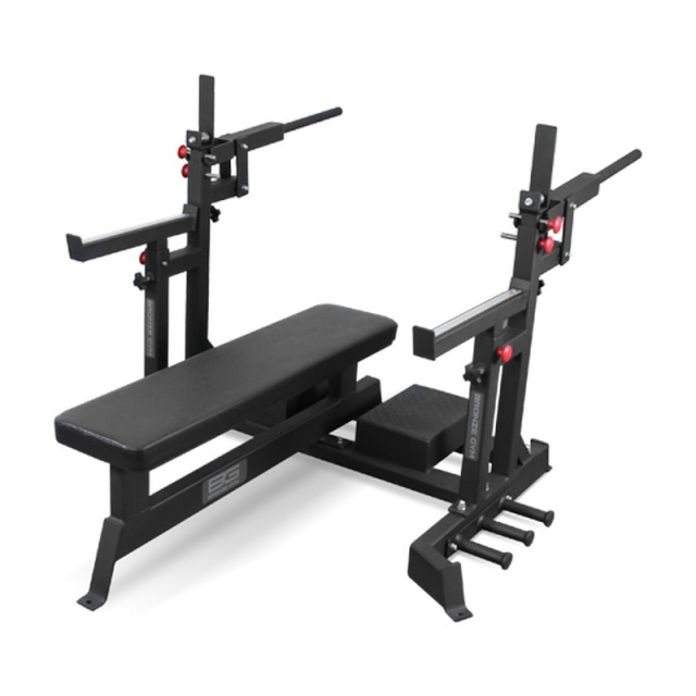 BRONZE GYM AL-321 Скамья для жима пауэрлифтерская с механизмом подъёма штанги BRONZE GYM AL-321 Скамья для жима пауэрлифтерская с механизмом подъёма штанги