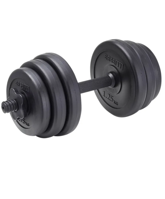 Гантель разборная пластиковая BASEFIT DB-717, 6,5 кг Гантель разборная пластиковая BASEFIT DB-717, 6,5 кг