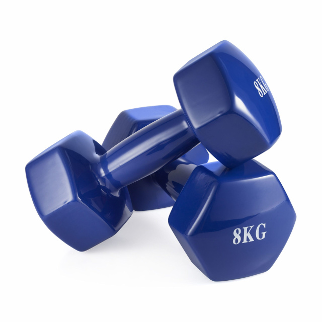 Гантель неразборная 8 кг. винил VictoryFit VF-DV080 Гантель неразборная 8 кг. винил VictoryFit VF-DV080