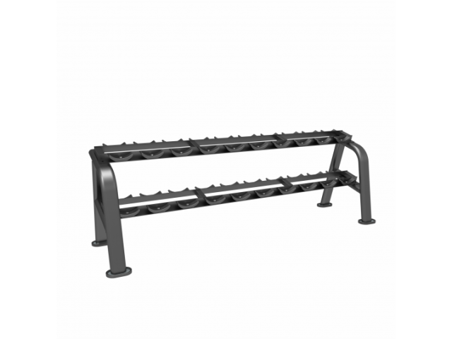Стойка для круглых гантелей двухрядная UltraGym UG-KJ1262 Стойка для круглых гантелей двухрядная UltraGym UG-KJ1262