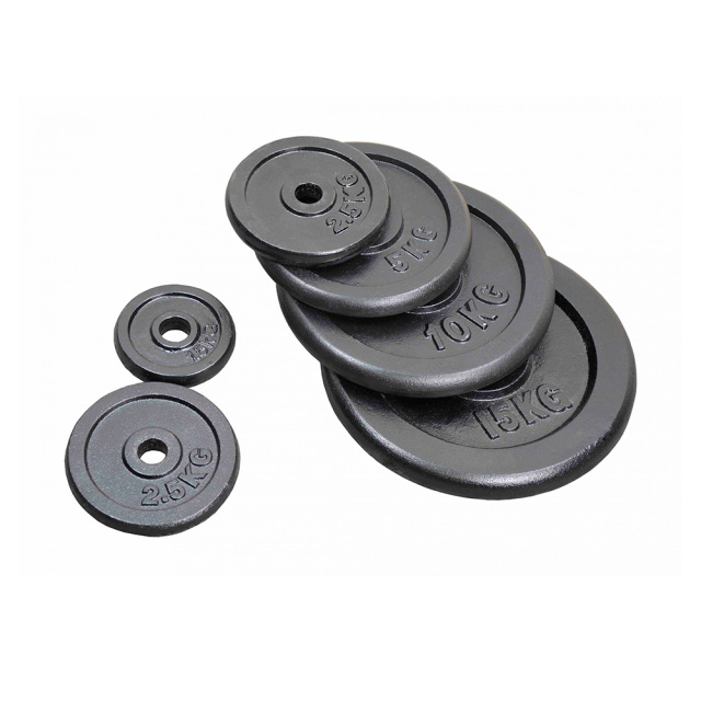 Стальной диск с резиновым покрытием 25 кг STEELFRAME Iron IR91016B