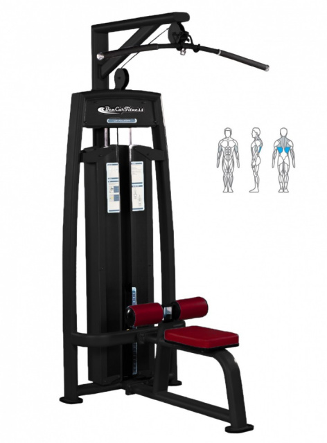 Тяга верхняя BenCarFitness TS-P038 (бордовый) Тяга верхняя BenCarFitness TS-P038 (бордовый)