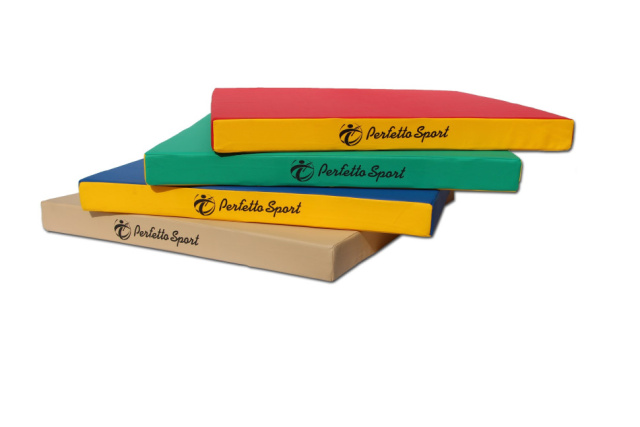 Мат PERFETTO SPORT № 2 (100 х 100 х 10), красно/жёлтый