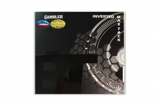 Накладка на ракетку GAMBLER BURST 2.1MM BLACK Накладка на ракетку GAMBLER BURST 2.1MM BLACK