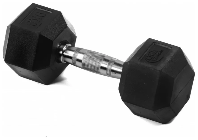 Гантель гексагональная обрезиненная Lite Weights 3185LW (9 кг) Гантель гексагональная обрезиненная Lite Weights 3185LW (9 кг)