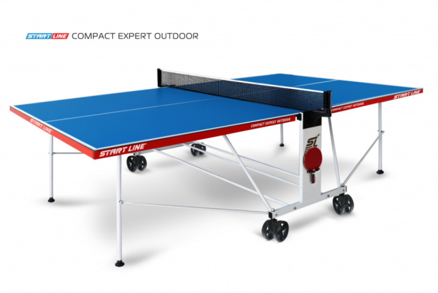 Теннисный стол Start line Compact EXPERT Outdoor 6 BLUE Теннисный стол Start line Compact EXPERT Outdoor 6 BLUE