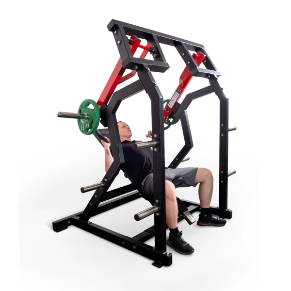 Плечевой жим на свободных весах Protrain PP121 (черно-красный)