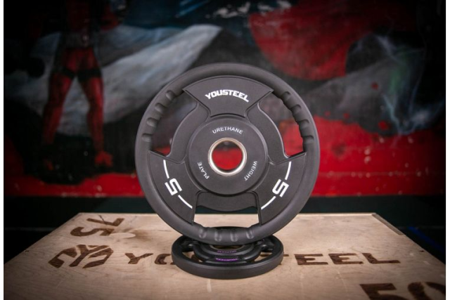 Диск YOUSTEEL TPU 5 kg , 3 HANDLE TPU WEIGHT PLATE, арт. OK2035A-5
