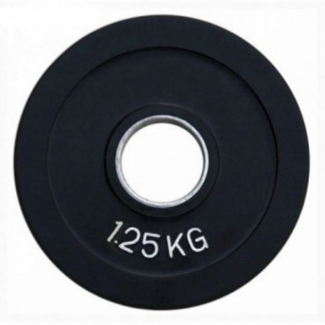 Диск олимпийский обрезиненный Fitnessport RCP19 (1.25 кг)