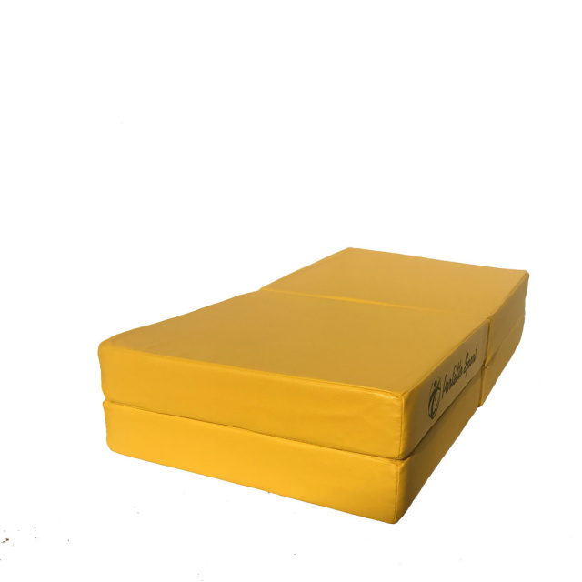 Мат PERFETTO SPORT № 11 (100 х 100 х 10), складной, 4 сложения, жёлтый