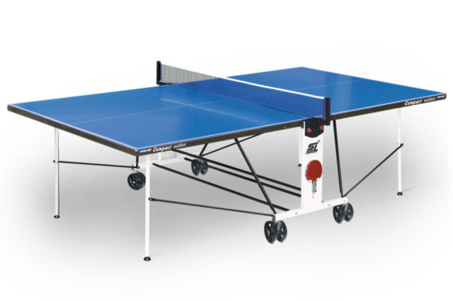 Теннисный стол START LINE COMPACT OUTDOOR 2 LX (синий/с сеткой) Теннисный стол START LINE COMPACT OUTDOOR 2 LX (синий/с сеткой)