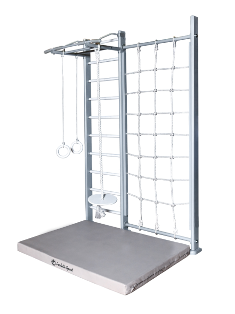 ДСК PERFETTO SPORT "Scala in legno con rete" grigio PS-124