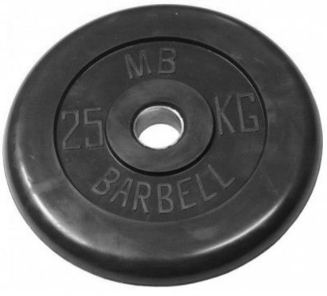 Диск олимпийский "Barbell" d 51 мм цветной 25,0 кг