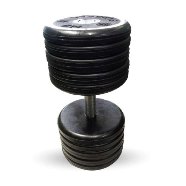 Гантель Barbell "классик" с вращающейся ручкой хром, 54 кг