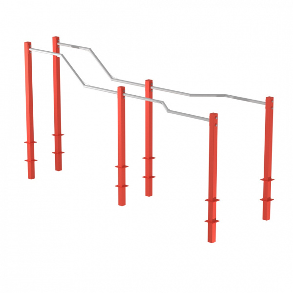 Брусья разноуровневые Iron King S608