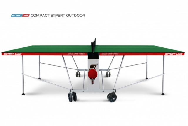 Теннисный стол Start line Compact EXPERT Outdoor (зеленый) Теннисный стол Start line Compact EXPERT Outdoor (зеленый)